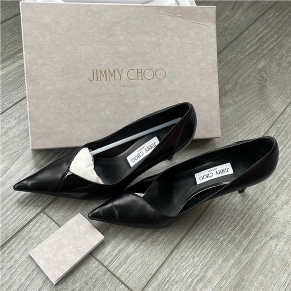 Jimmy Choo Black Patent Leather Pumps- NIB - Picture 4 of 8